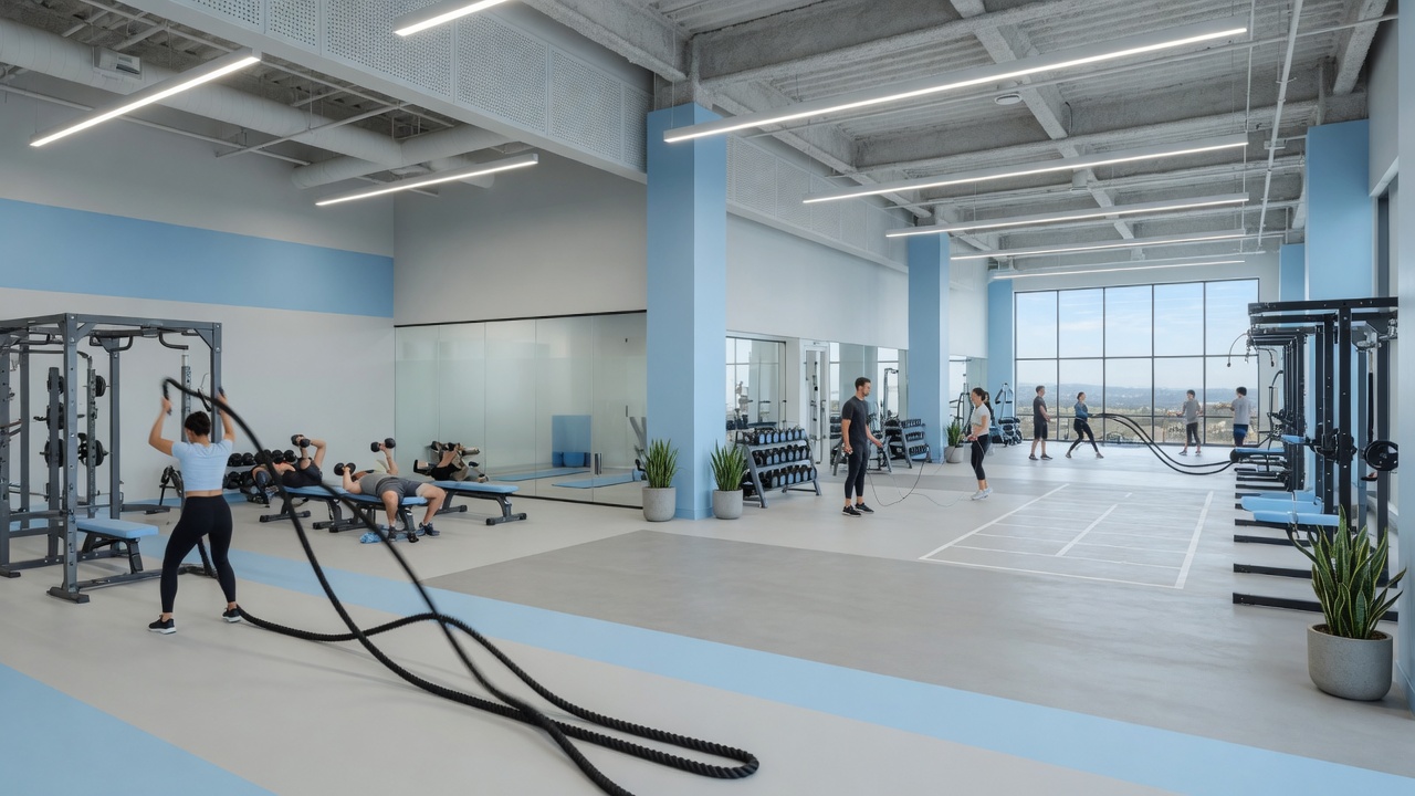 Wnętrze klubu fitness TitanGYM